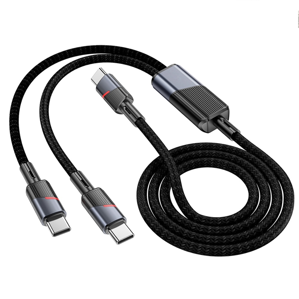  Hoco U139 21 Type-C to Type-C/ Type-C PD 100W 1.2m black