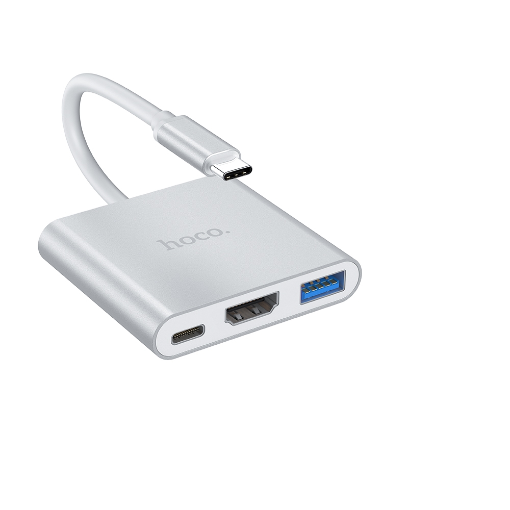   Hoco HB14 Type-C to USB3.0+HDMI+PD 