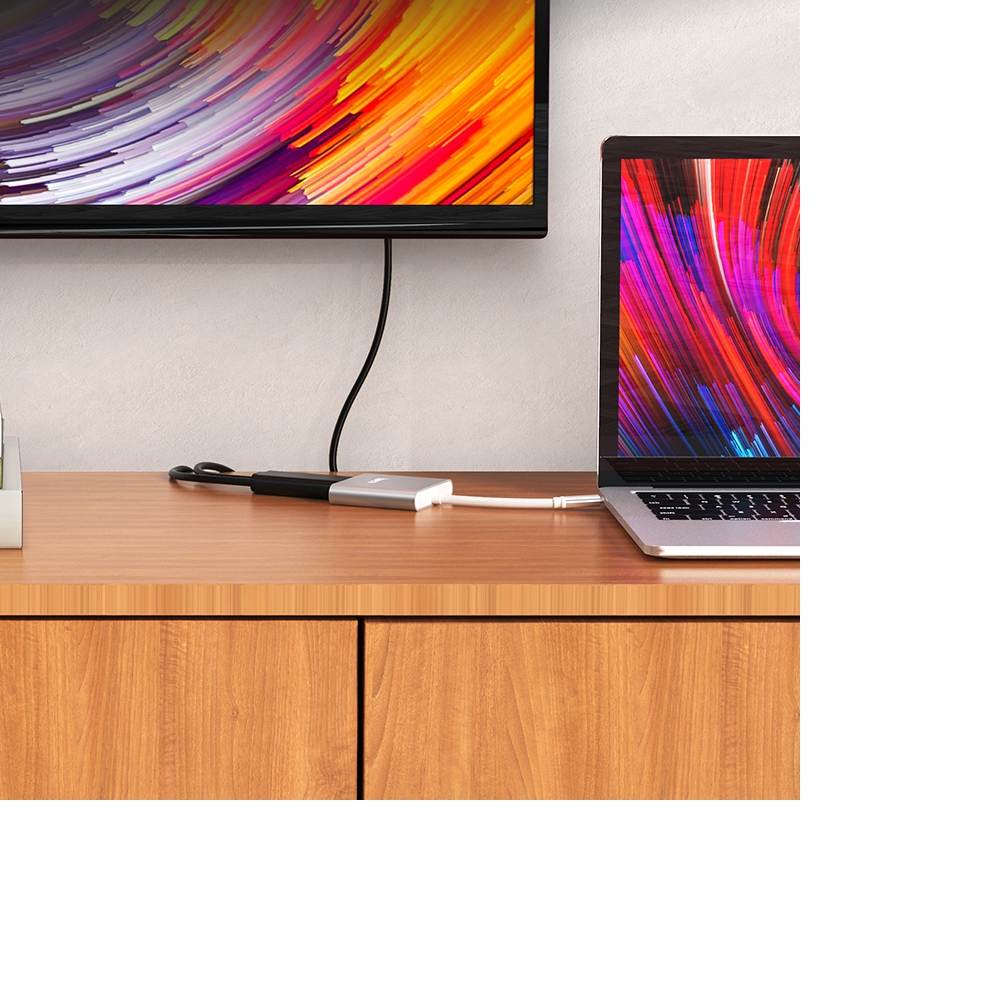   Hoco HB14 Type-C to USB3.0+HDMI+PD 