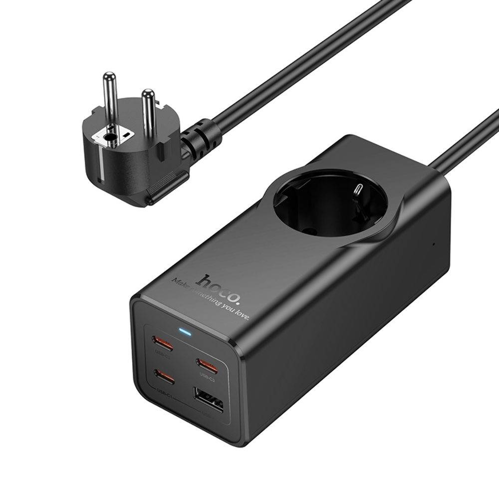     Hoco NS9 USB/ 3 Type-C PD 67W 1  2m black