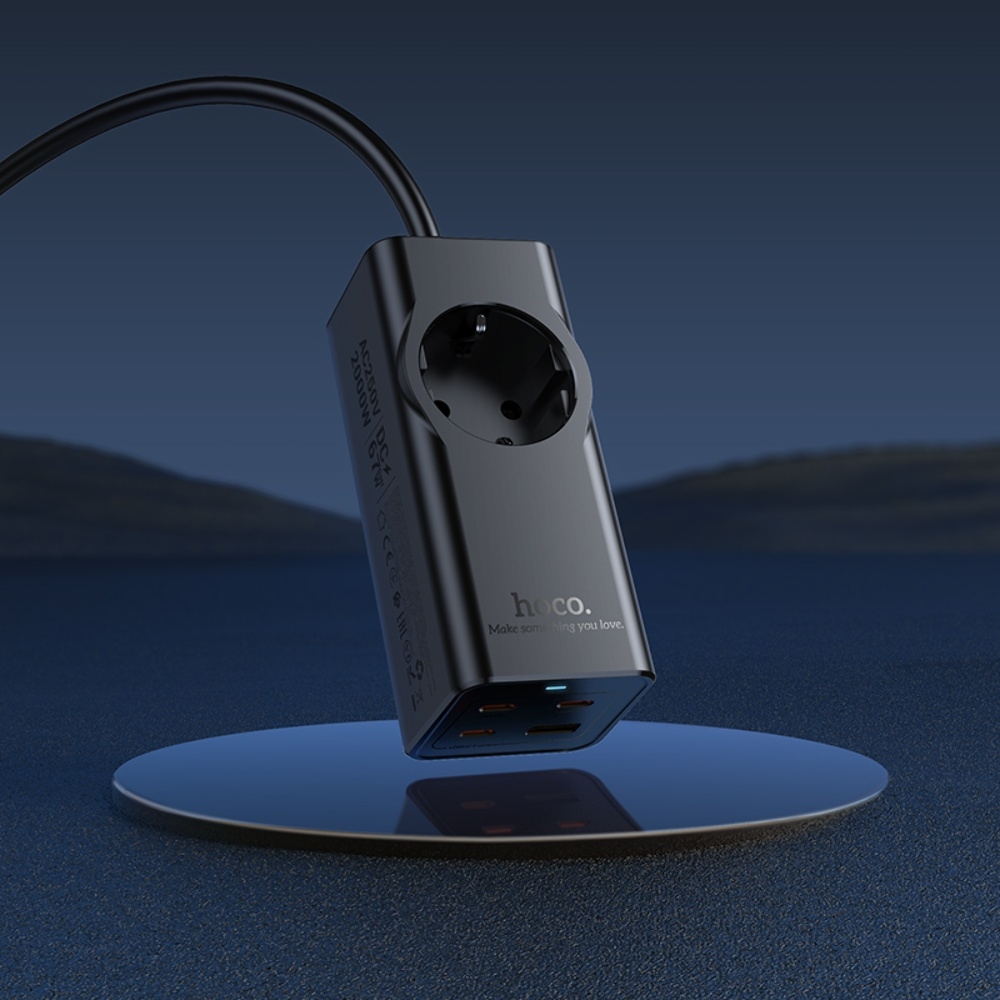     Hoco NS9 USB/ 3 Type-C PD 67W 1  2m black
