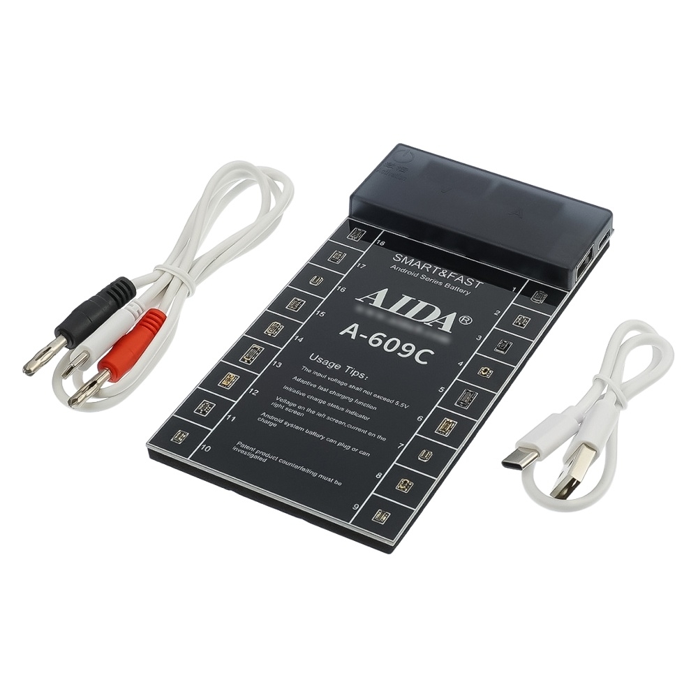      Aida A-609C . . (18   .  Android;  Type-C/ USB A,Type-C/  )