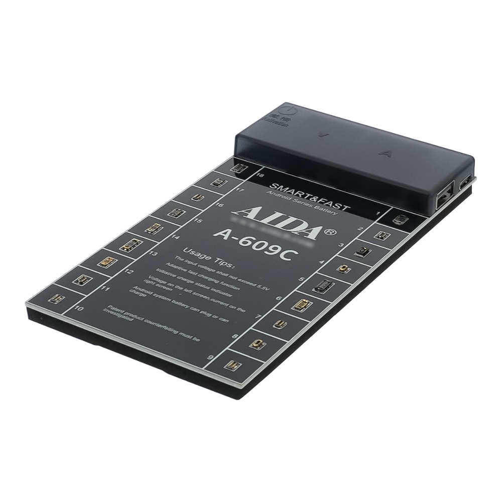      Aida A-609C . . (18   .  Android;  Type-C/ USB A,Type-C/  )