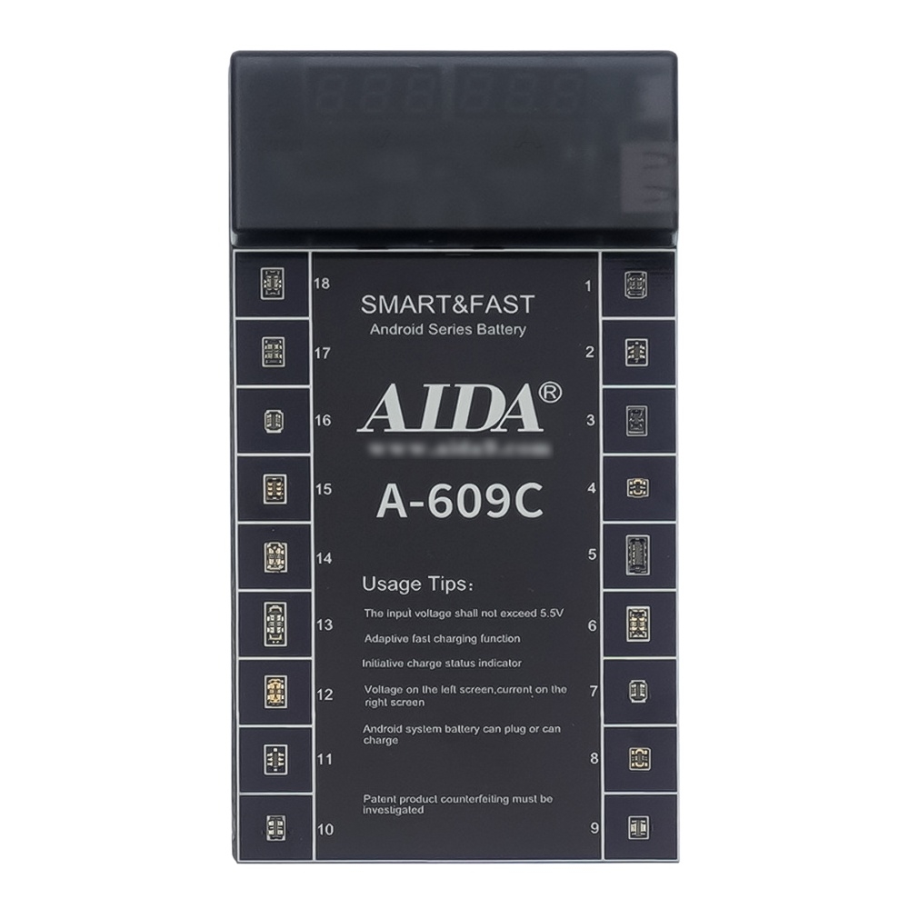      Aida A-609C . . (18   .  Android;  Type-C/ USB A,Type-C/  )