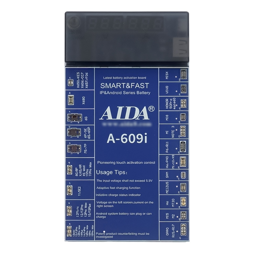      Aida A-609i . . (6G -15 Pro Max, HUA, OPPO, VIVO, MI, SAM, ZTE;  Type-C/ USB A/  )