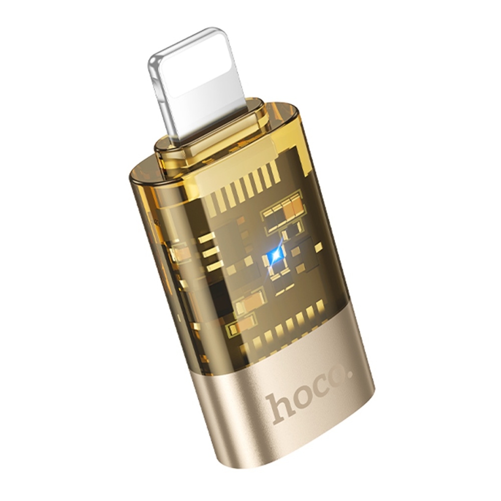 LED Hoco UA38A Type-C to LED gold