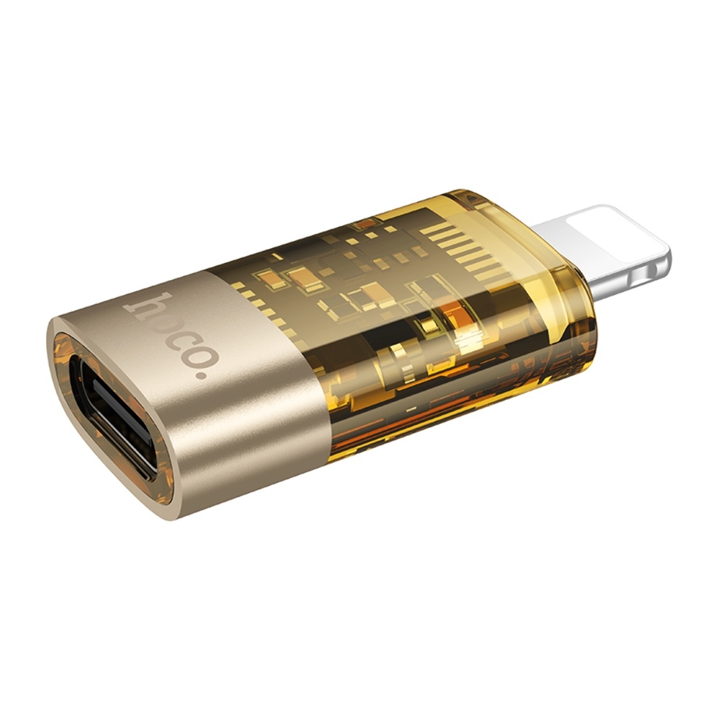  LED Hoco UA38A Type-C to LED gold