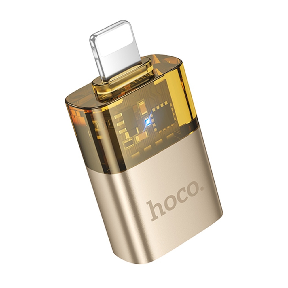   Hoco UA36 Lightning to USB gold