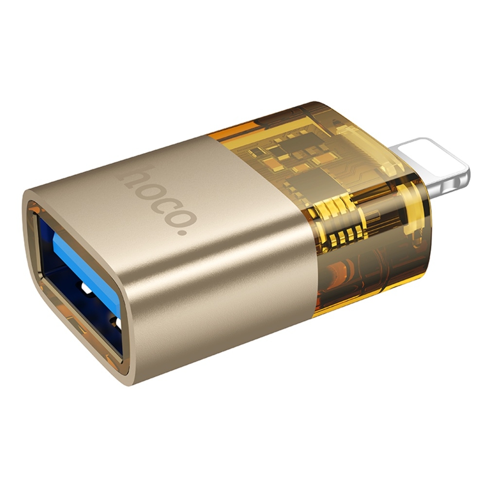   Hoco UA36 Lightning to USB gold