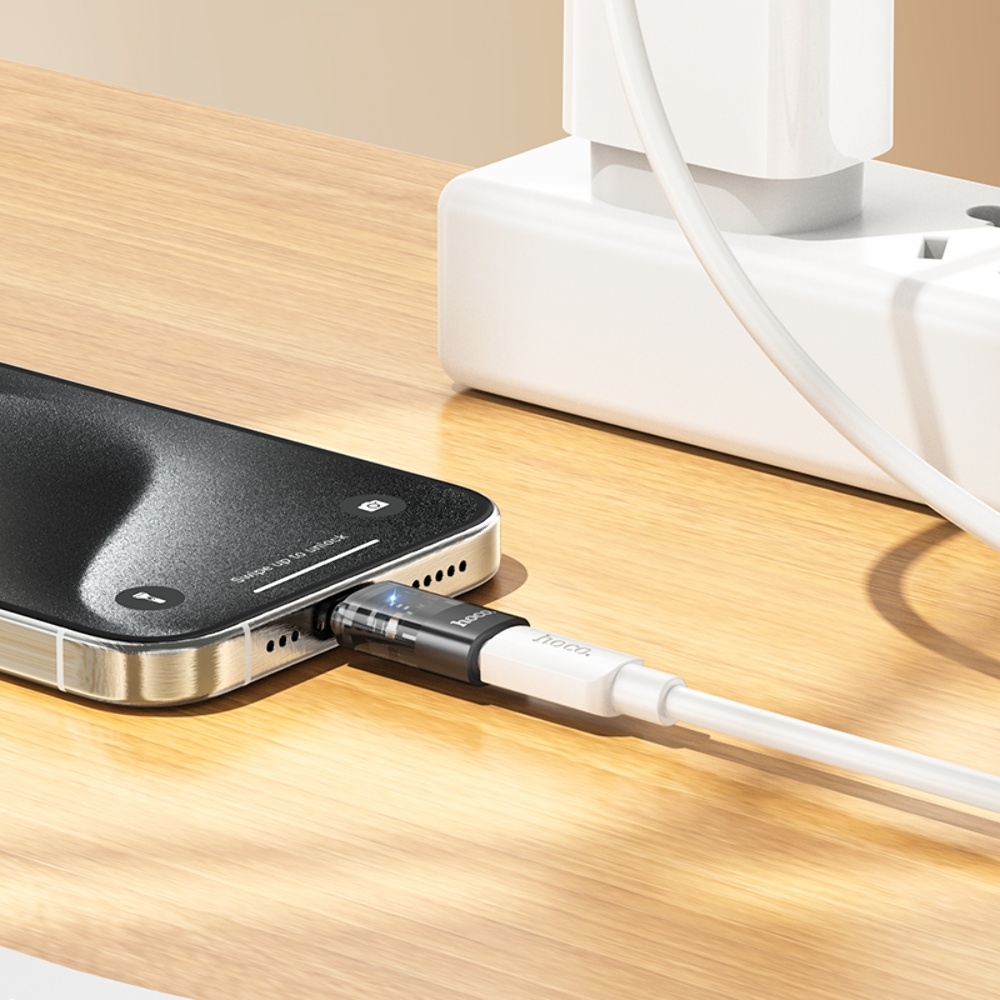   Hoco UA36D Type-C to Lightning black