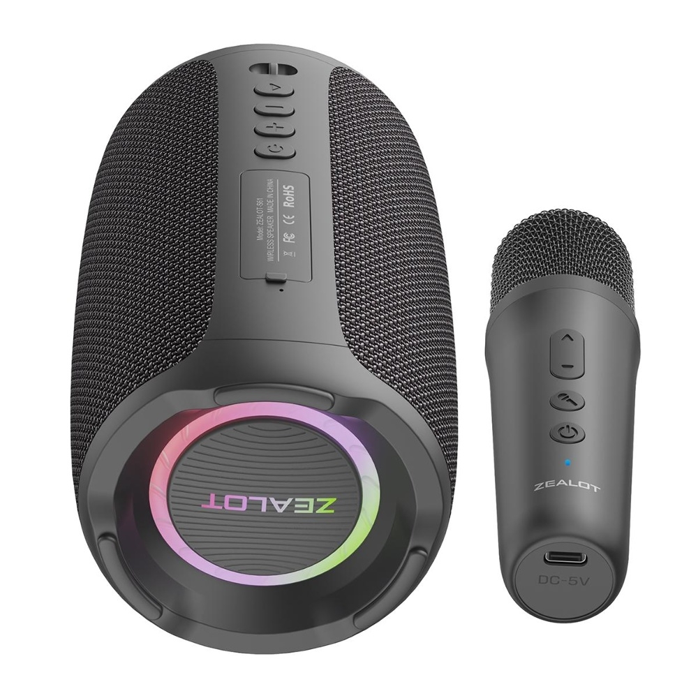  Bluetooth  ZEALOT S61M  LED  +  Black