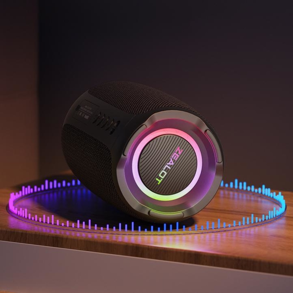  Bluetooth  ZEALOT S61M  LED  +  Black