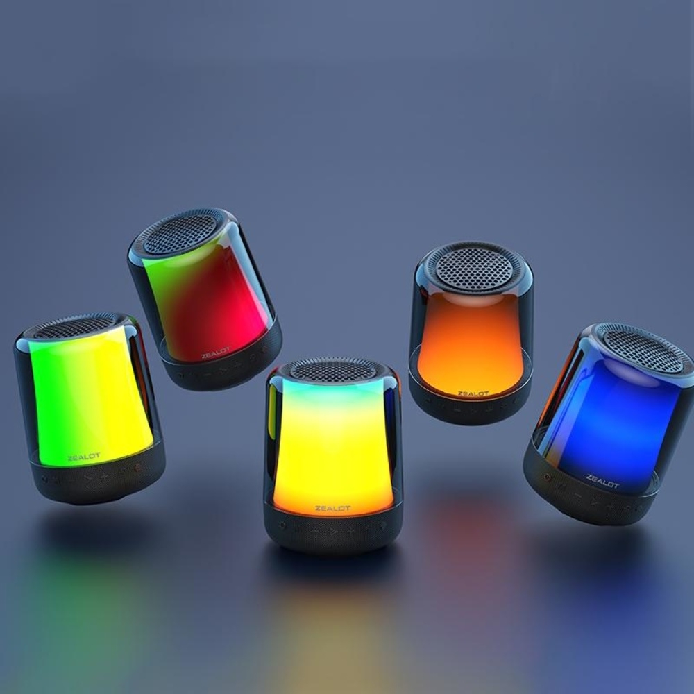  Bluetooth  ZEALOT S66  LED  Black