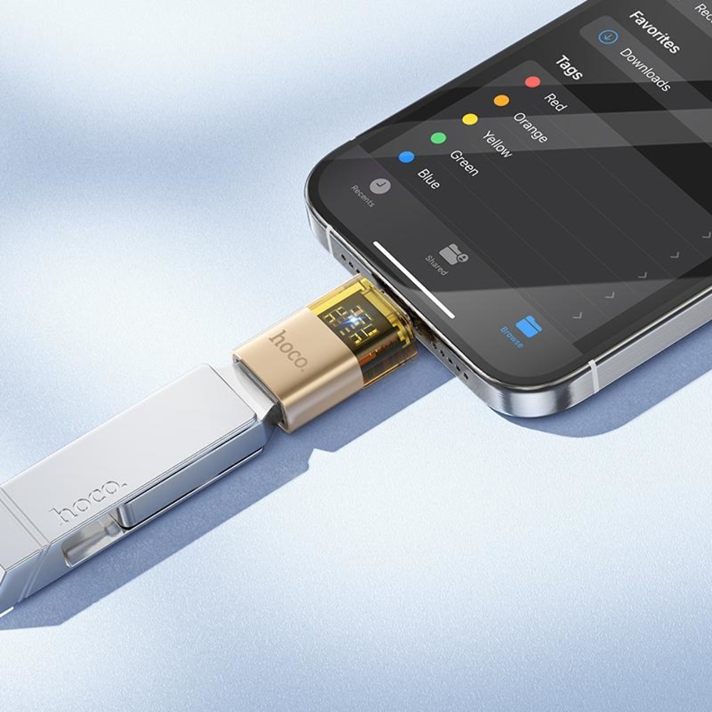   Hoco UA36B Type-C to USB gold