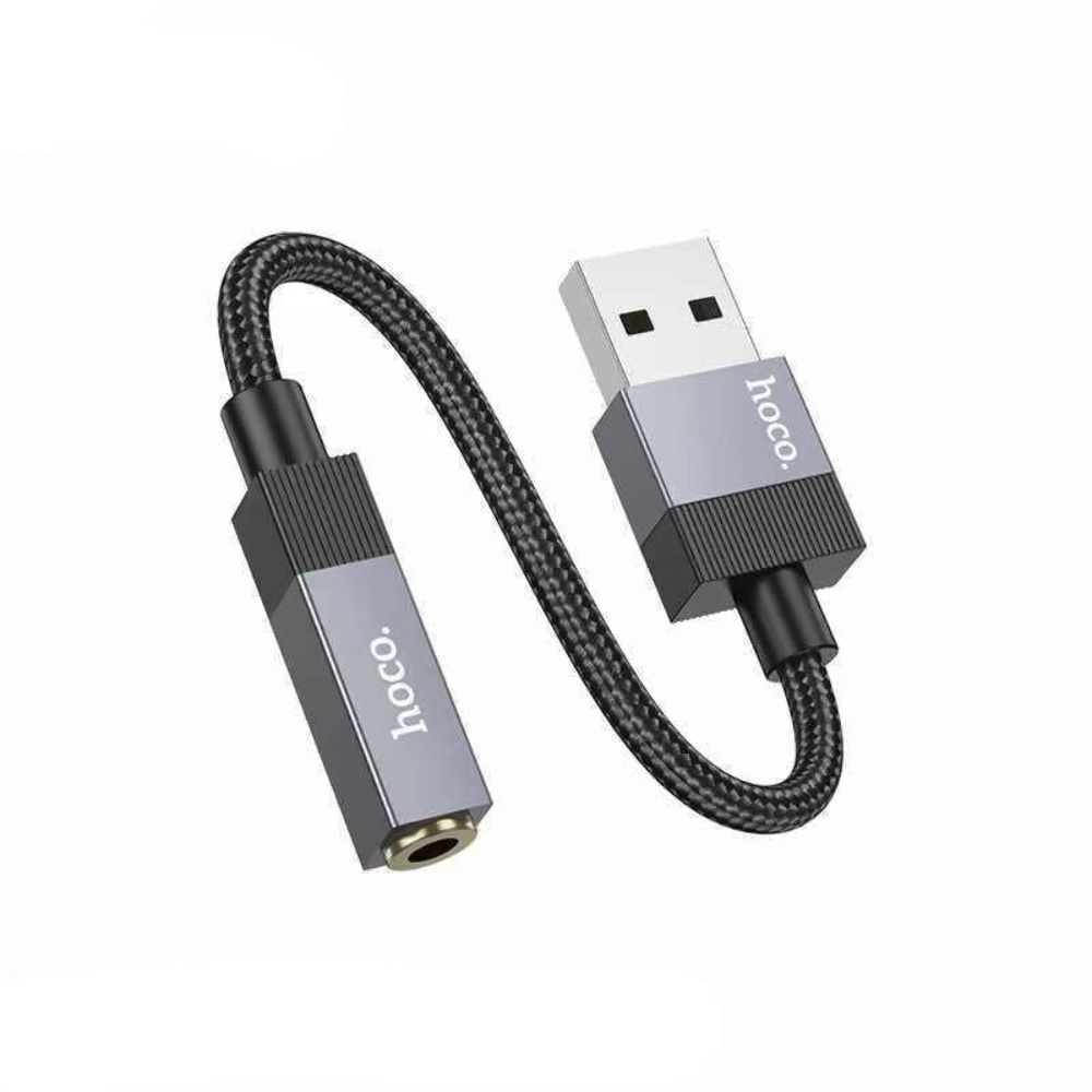   Hoco UPA32D USB to Jack 3.5 black