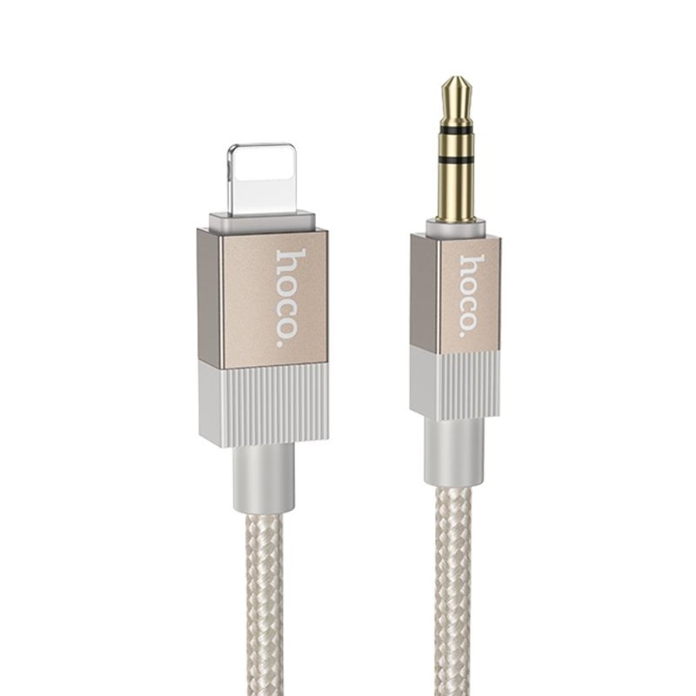  Hoco UPA32A Lightning to Jack 3.5 1m gold