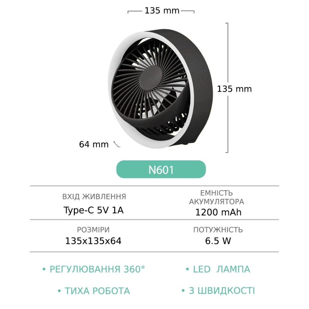   GXQC N601 Black