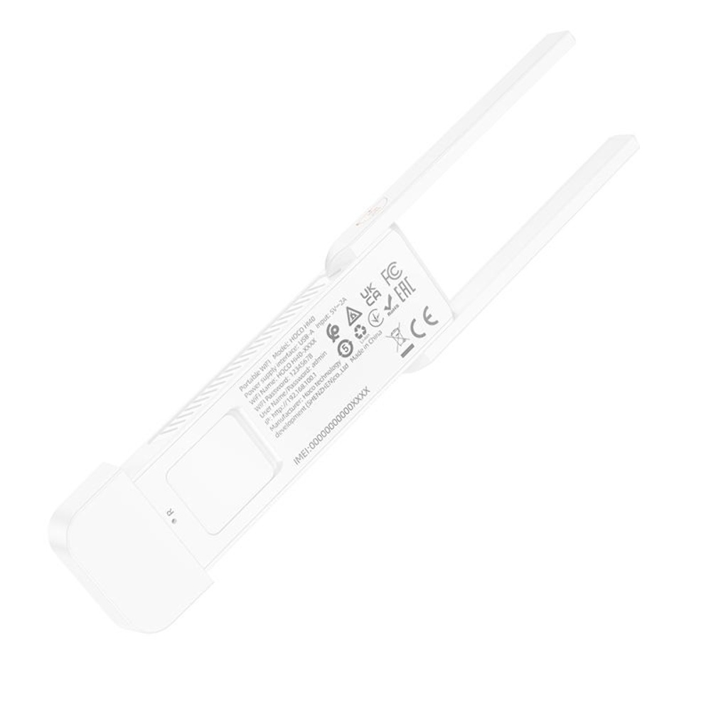  USB  Wi-Fi Hoco HI40 white
