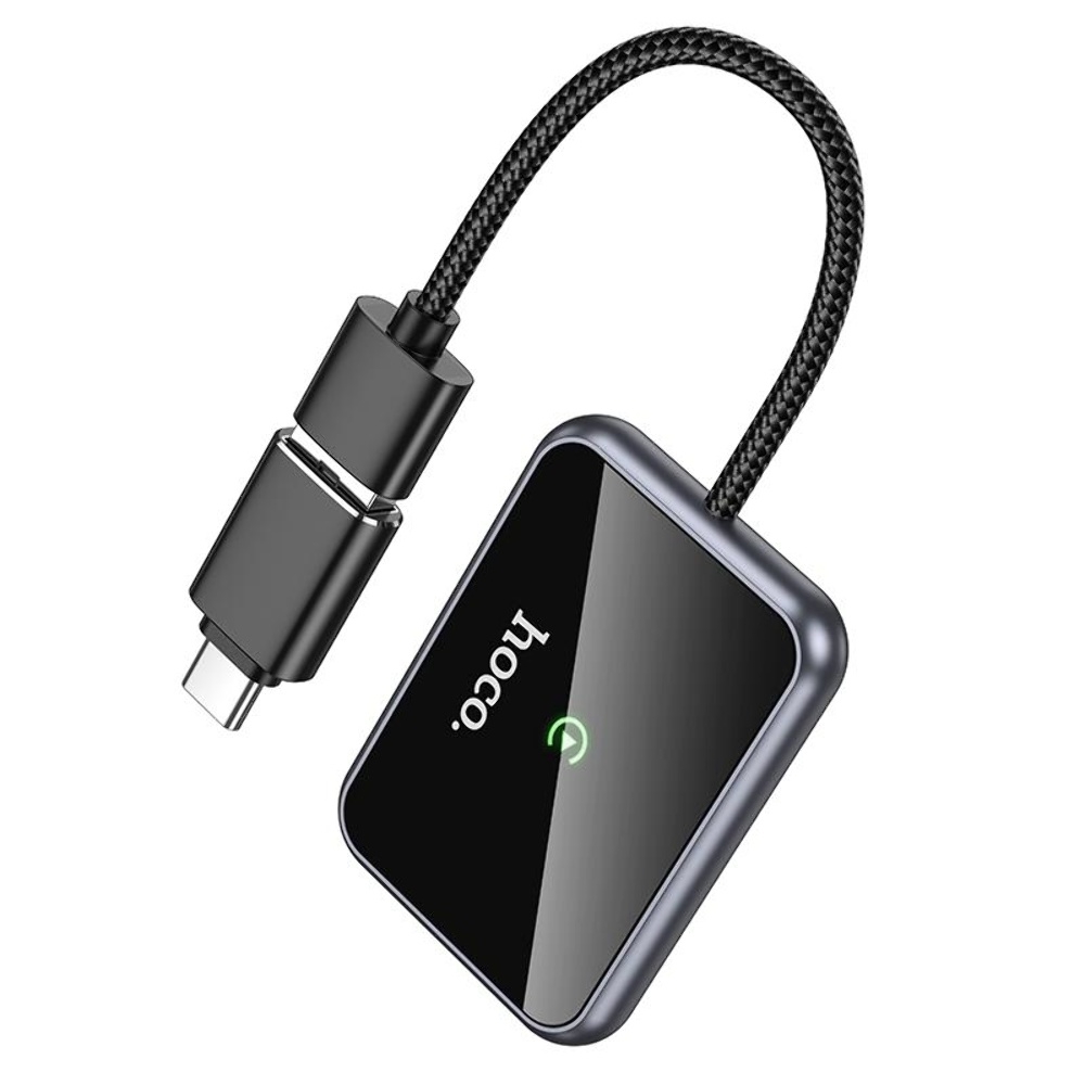    Hoco HU1 USB/ Type-C metal grey