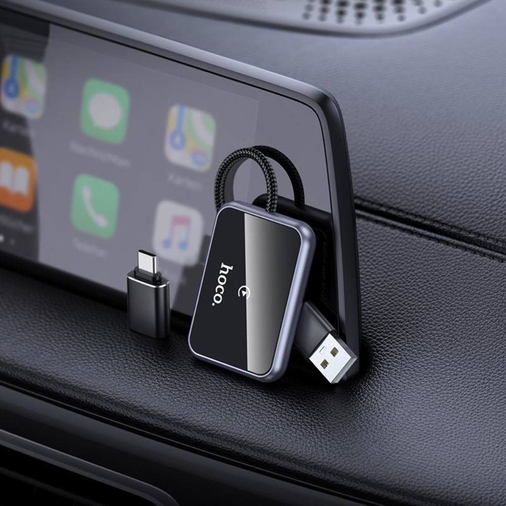    Hoco HU1 USB/ Type-C metal grey