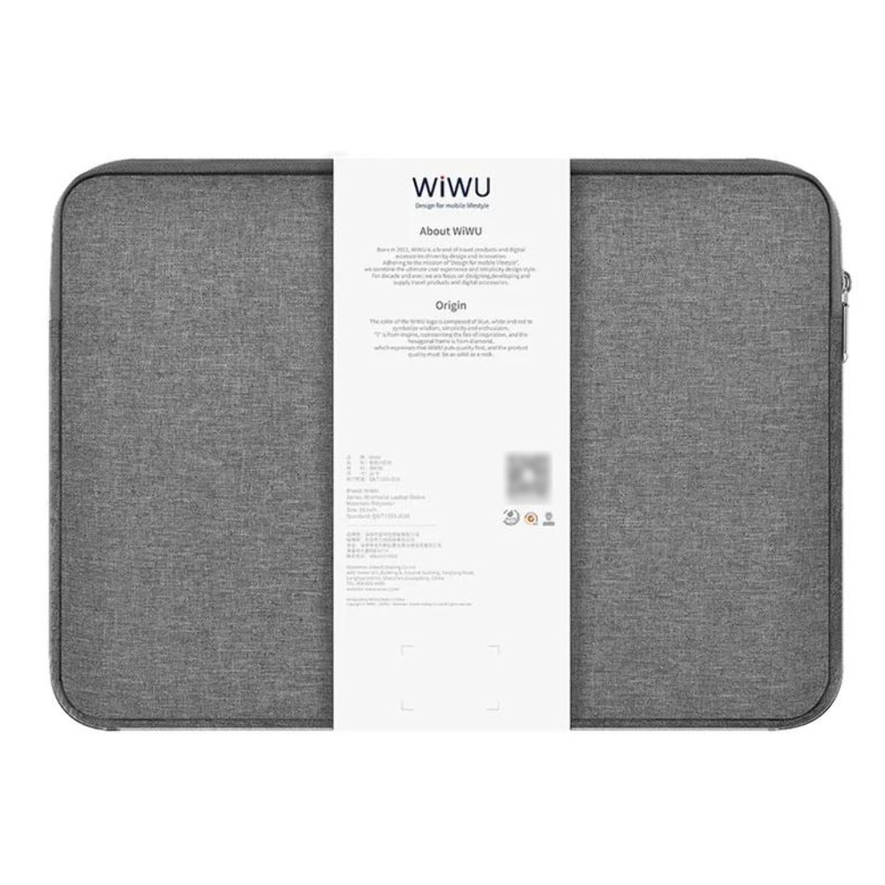    Wiwu Minimalist Laptop Sleeve 16'' Grey