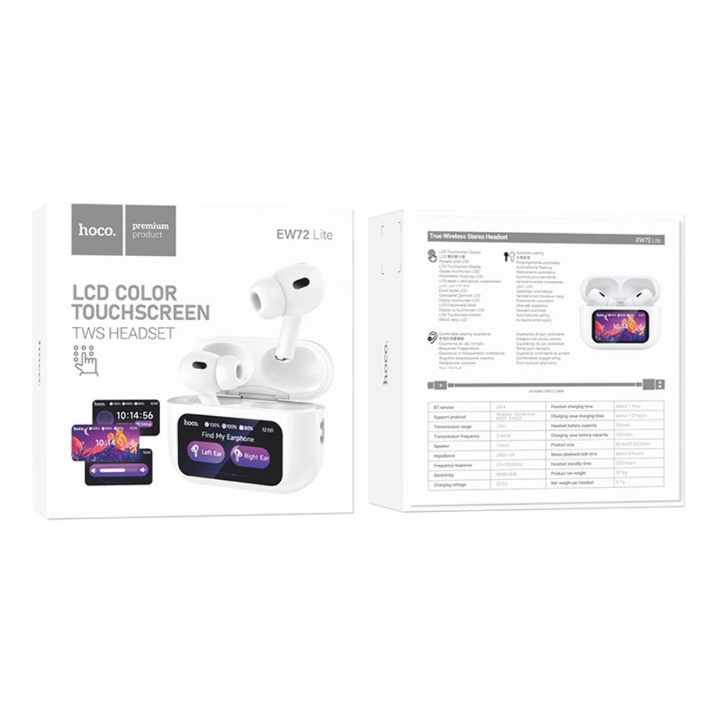  TWS  Hoco EW72 Lite  white