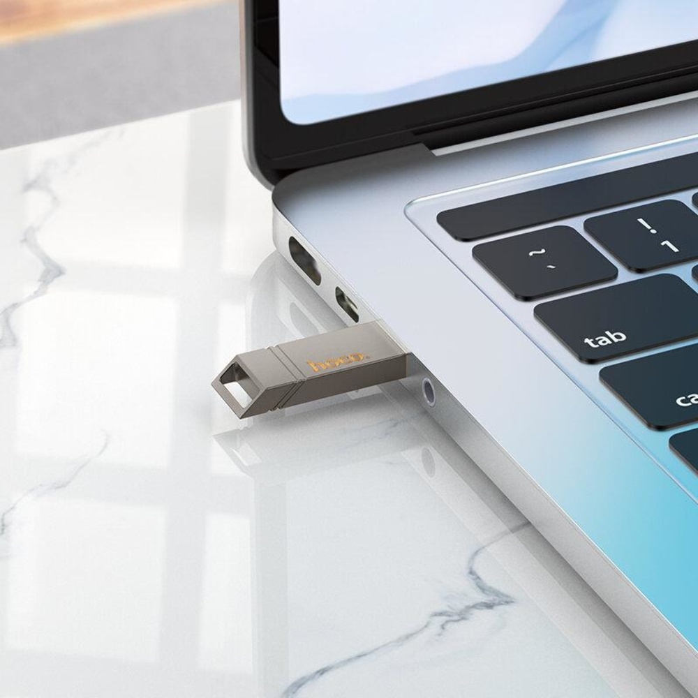 USB  Hoco UD13 128GB Wise Type-C/ USB3.2 metal gray