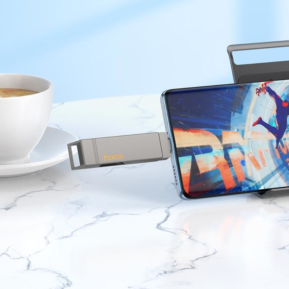 USB  Hoco UD15 256GB Wise Type-C/ USB3.2 metal gray