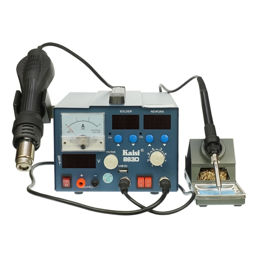   Kaisi 863D, , ,   15V 3A, USB A 5V 2A