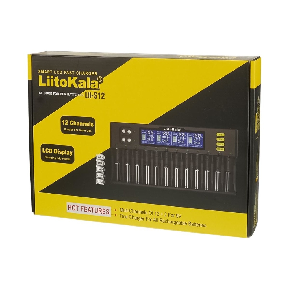      LiitoKala Lii-S12   18650/ /   , 12 