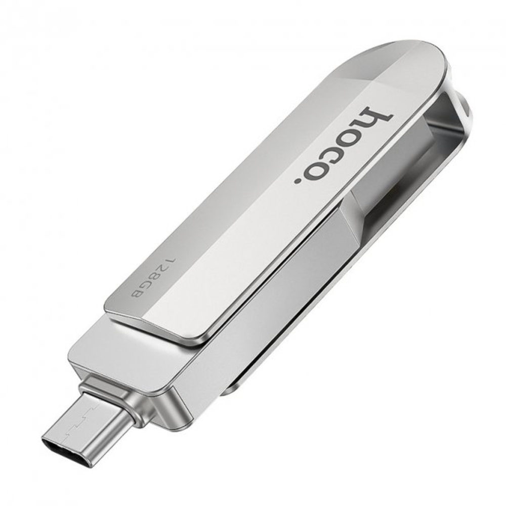 USB   Hoco UD10 128GB 2  1 USB 3.0/ Type-C  silver