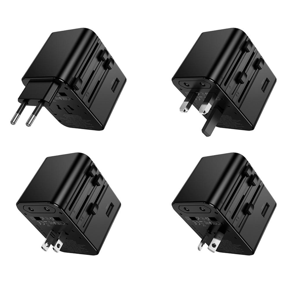   Hoco AC30 2 USB/ 2 Type-C CN to EU black