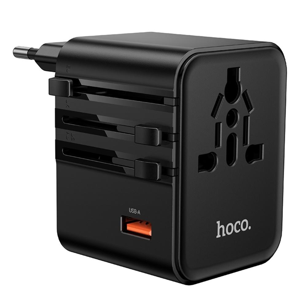    Hoco AC31 USB/ 2 Type-C PD 25W black