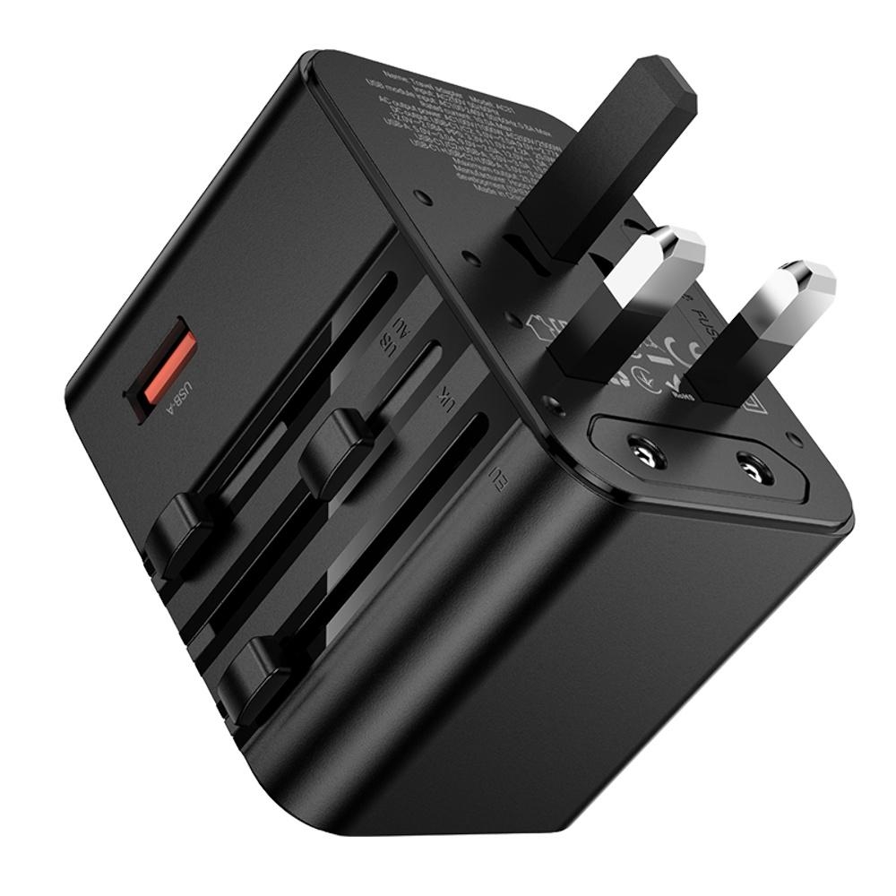    Hoco AC31 USB/ 2 Type-C PD 25W black