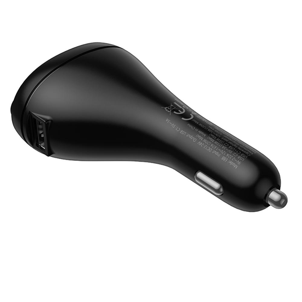    Hoco E88 2 Type-C 35W c   FM- black