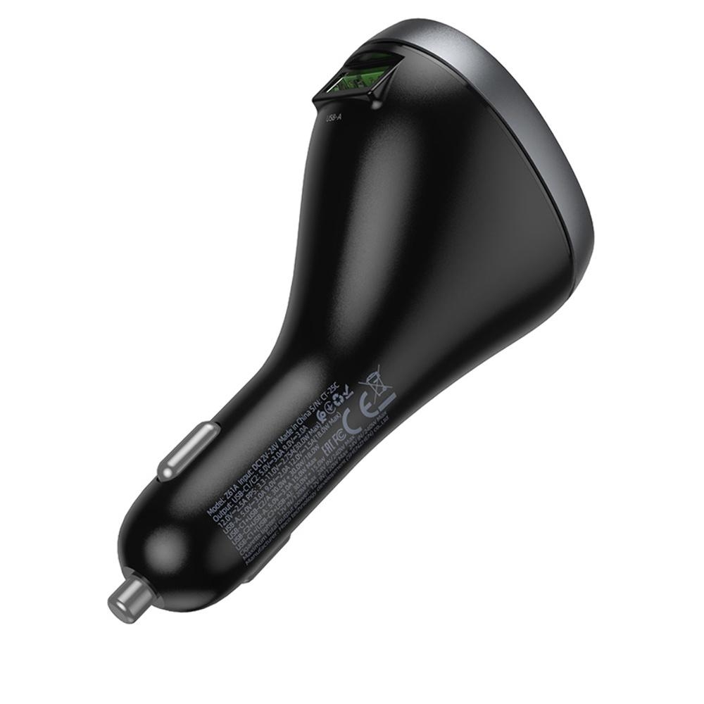    Hoco Z61 USB/ 2 Type-C PD 60W      black