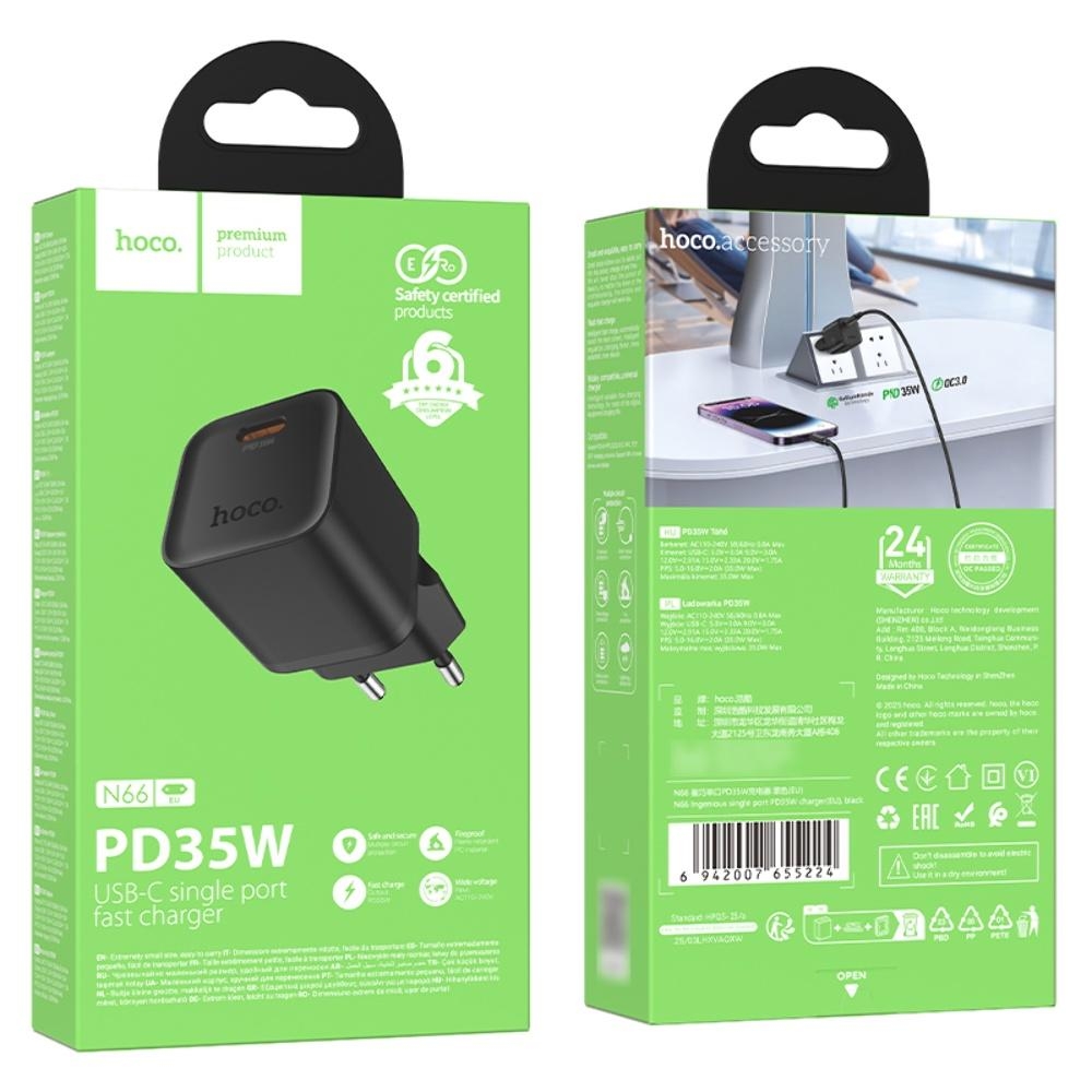    Hoco N66 Type-C PD 35W black