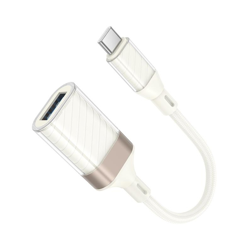   Hoco UA39A Type-C to USB 3.0 apricot