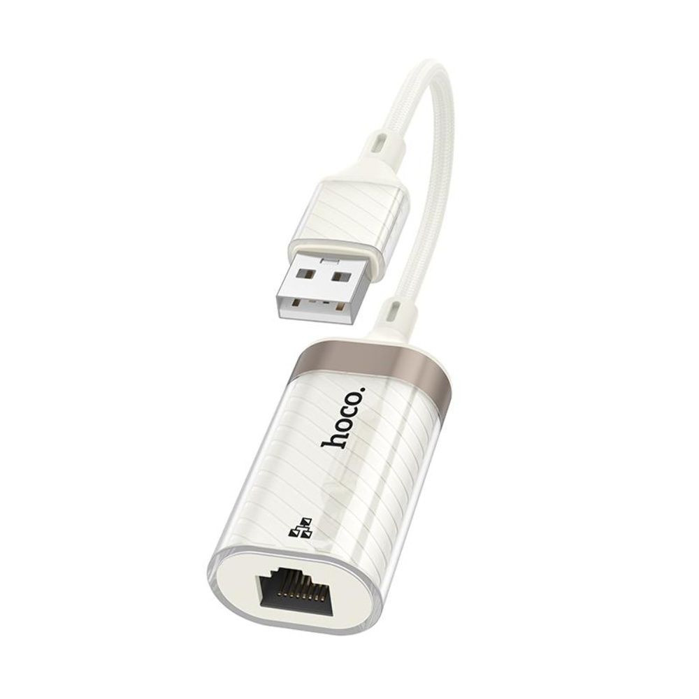   Hoco UA41 USB to RJ-45 100 mbps apricot