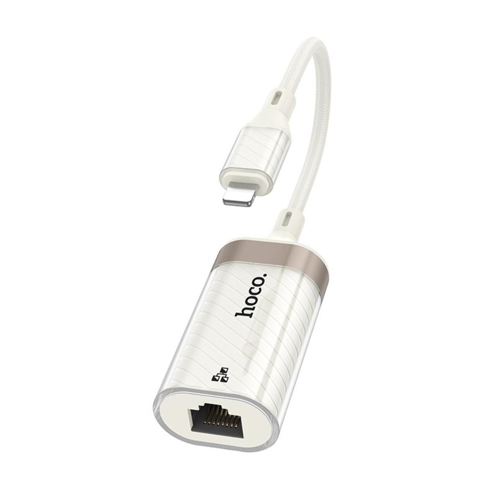   Hoco UA41A Lightning to RJ-45 100 mbps apricot