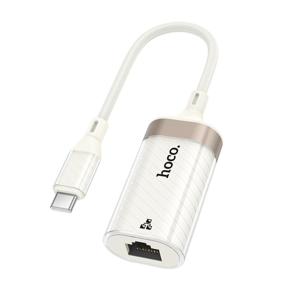   Hoco UA41B Type-C to RJ-45 100 mbps apricot