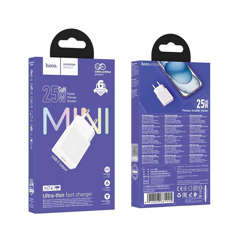    Hoco N74 Type-C PD 25W white