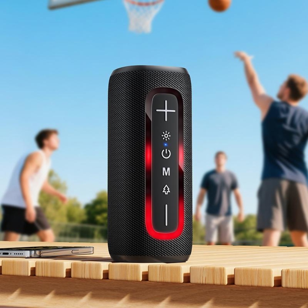  Bluetooth  Hoco HC36  LED  black