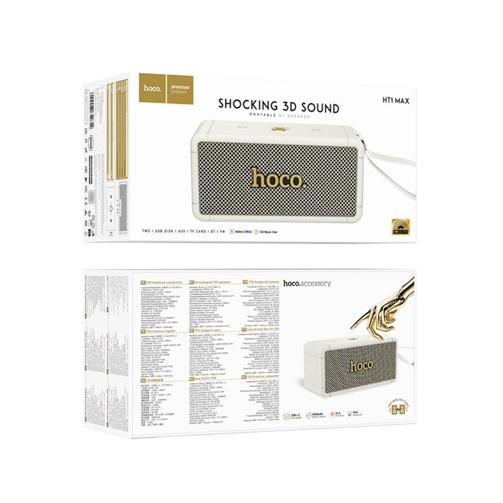  Bluetooth  Hoco HT1 Max paint white