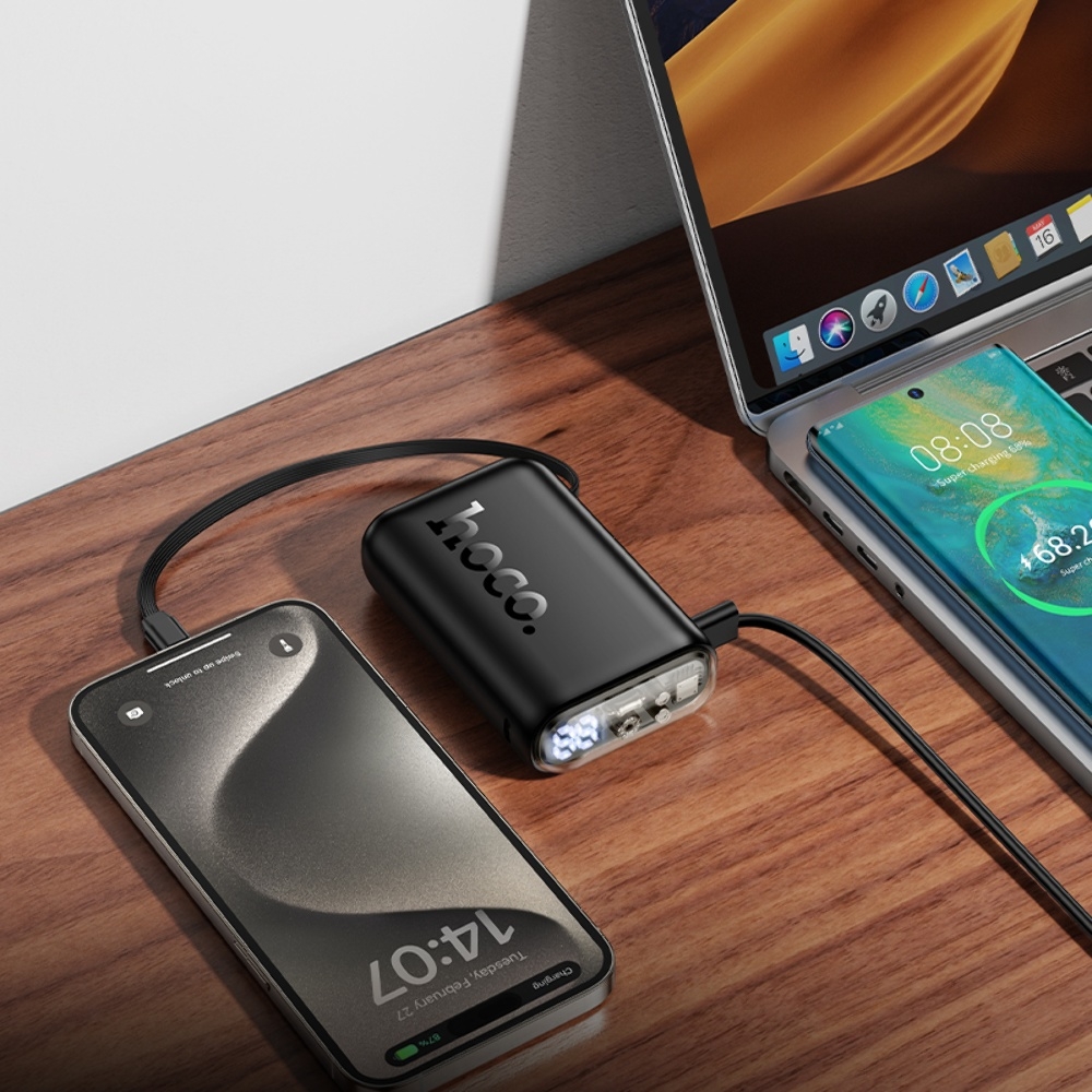  Bluetooth  Hoco HC36  LED  navy blue