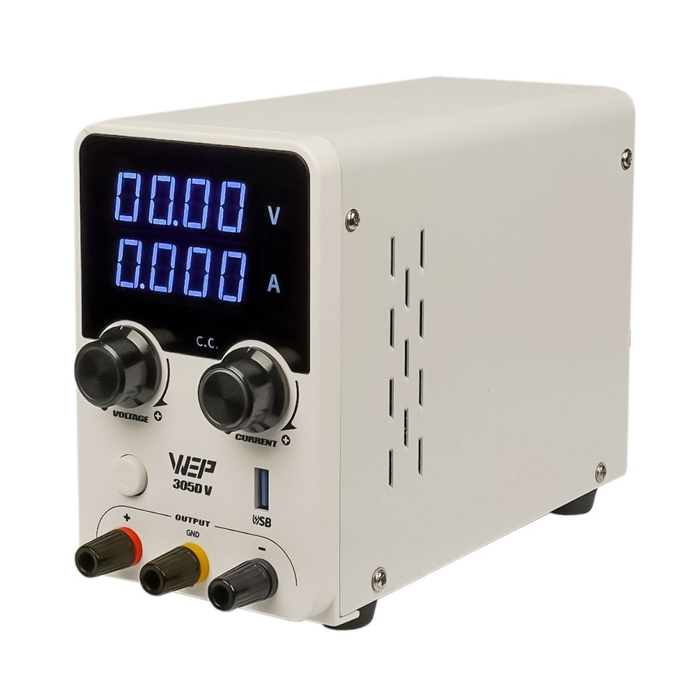    WEP 305D-V, 30V 5A, ,    (V/A), USB QC 5V-12V/ 20W