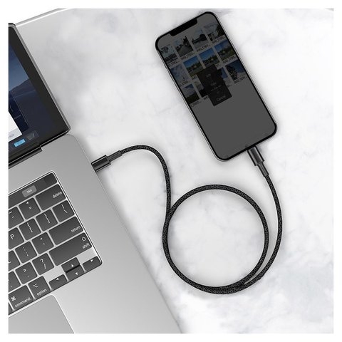 USB- Baseus High Density Braided, Type-C  Lightning, 100 , 20 , , #CATLGD-01 