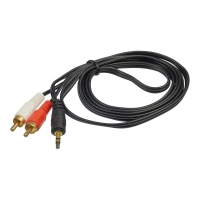   TRS Jack 3.5 to 2RCA 1.5m black