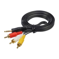   TRS Jack 3.5 to 3RCA 1.5m black