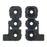 Стекло камеры для Samsung SM-A245 Galaxy A24 с чёрной рамкой